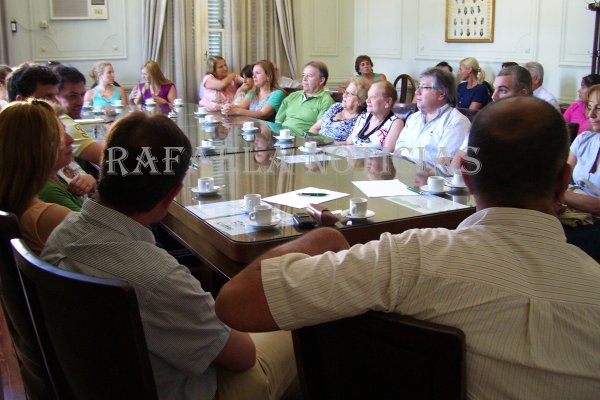 Comerciantes de calle Saavedra y Belgrano acompañan al Municipio en sus gestiones ante el gobierno provincial