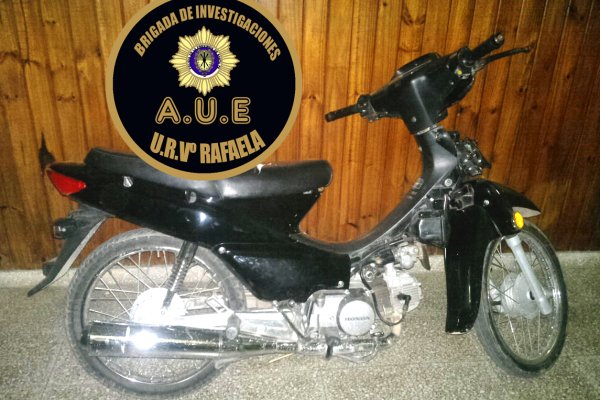 Recuperaron una moto robada en el mes de marzo