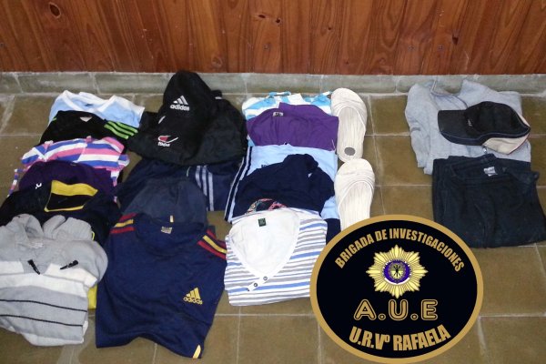 Robó  dinero y se compró ropa