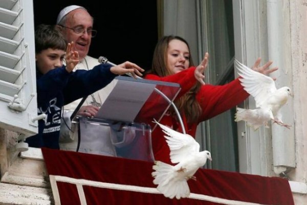 Las palomas de la paz del Papa sufrieron un ataque