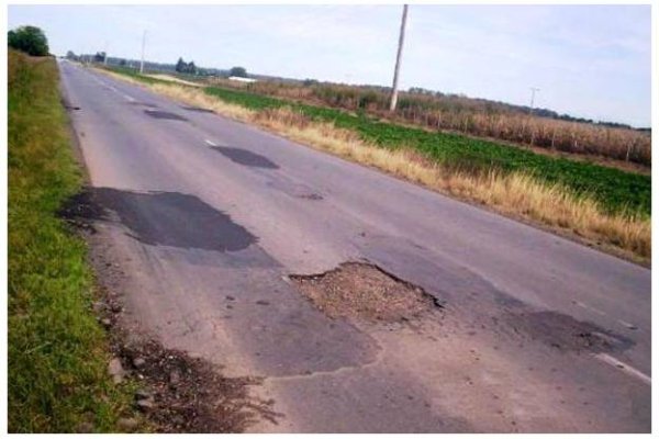 Rutas provinciales: El 80 % está en regular o mal estado