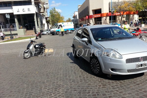 Siete accidentes en la ciudad sin consecuencias graves