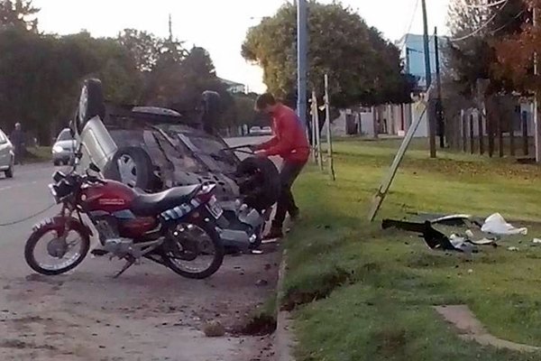 Dos accidentes de magnitud: uno dejó un lesionado grave