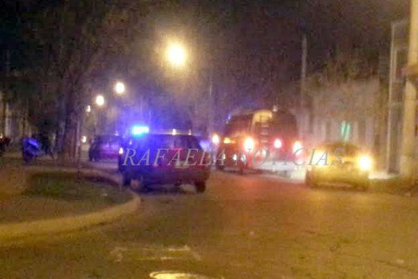 Agitada noche de sábado en la ciudad