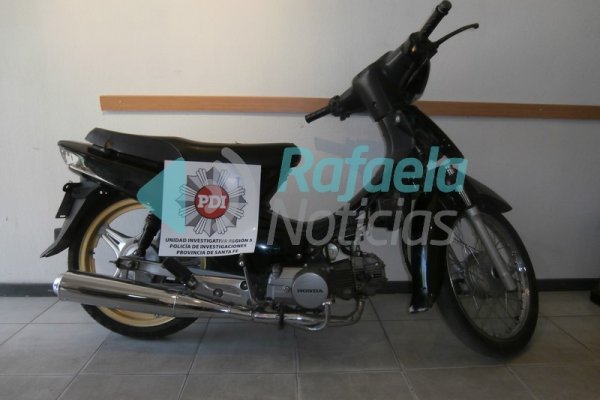 La PDI secuestra moto robada