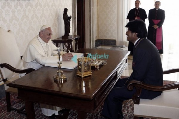 Evo Morales: ""El papa Francisco el próximo año va a visitar Bolivia"