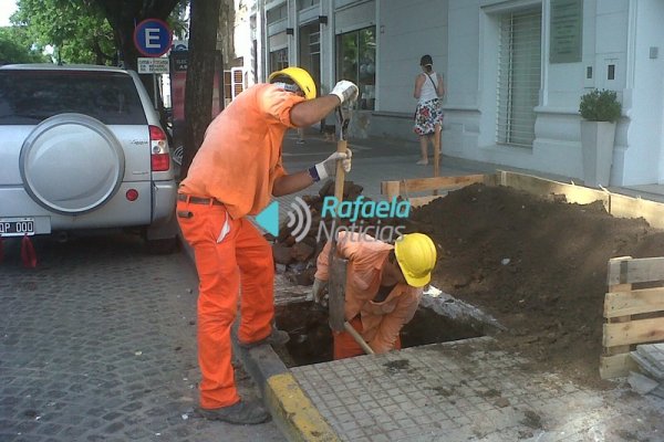 Comienzan las obras para el tendido subterráneo en Rafaela