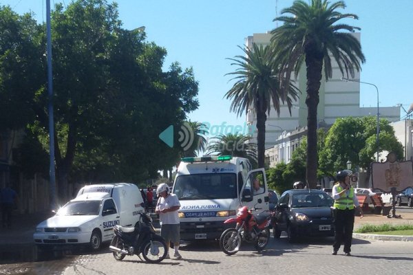 Tres accidentes de tránsito en lo que participaron motos