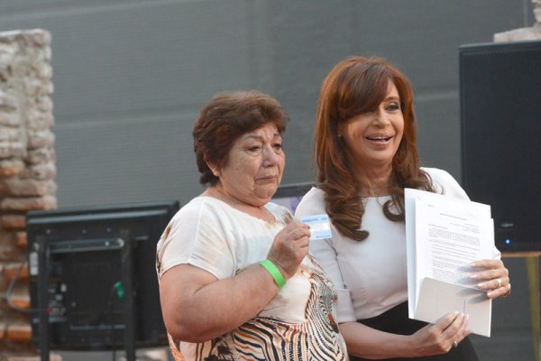 Cristina Fernández entregó la jubilación 450.000 por moratoria