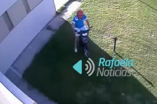 Cámaras de seguridad registran robo a una vivienda