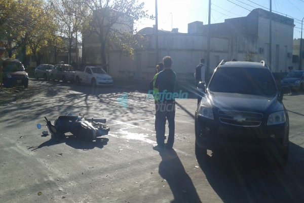 Tres accidentes de tránsito con lesionados