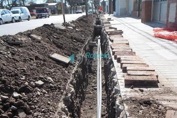 La Epe avanza con las obras de tendido subterráneo en Rafaela