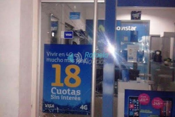 Roban por segunda vez en un local de telefonía celular