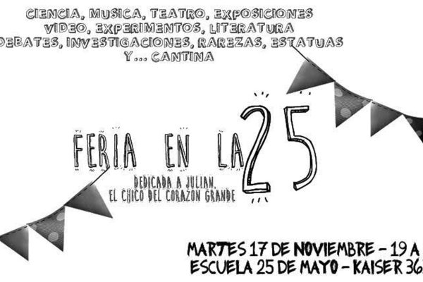 Feria de fin de año en la escuela 25 de Mayo