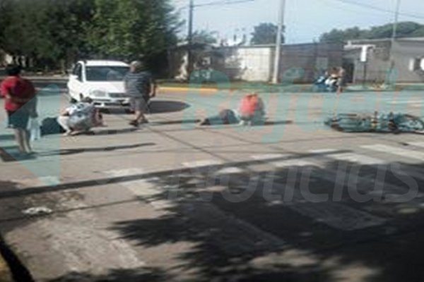 Accidente de tránsito: dos lesionados