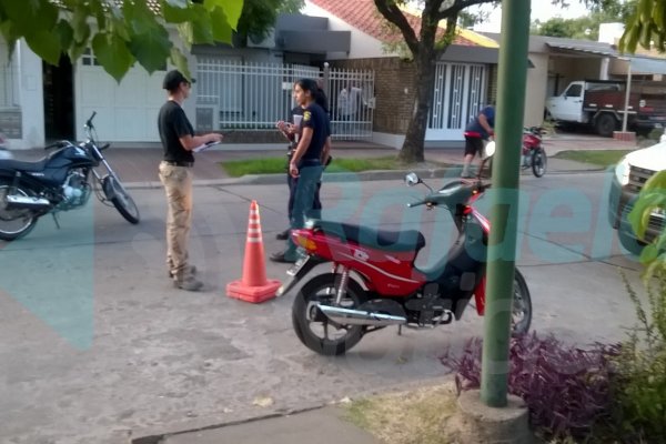 Dos accidentes en barrio Mosconi