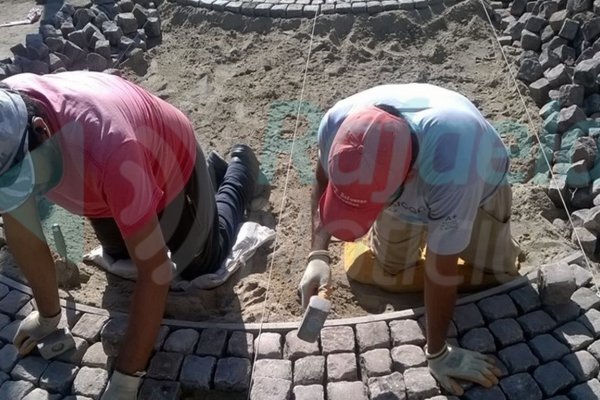 Trabajos de obras viales en diferentes sectores de la ciudad