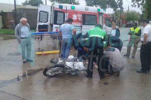 Accidente de tránsito con dos lesionadas