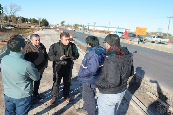 Importante avance en la  obra clave del acceso norte de la ciudad