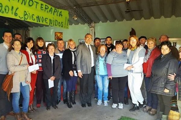 Calvo realizó diferentes actividades en el Departamento