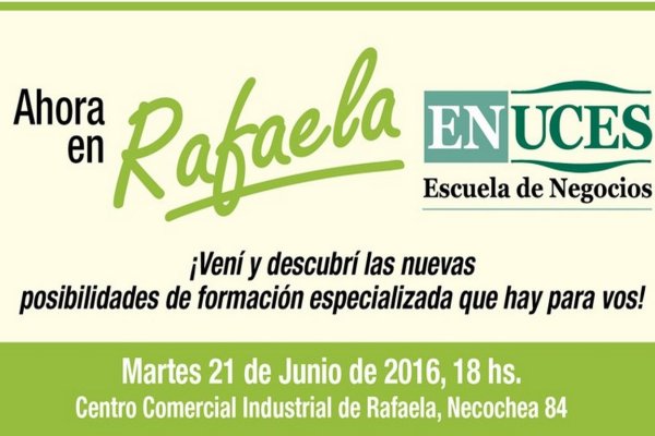 UCES lanza la Escuela de Negocios en Rafaela