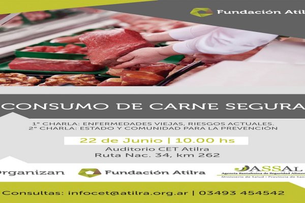 ATILRA: Charla sobre “Consumo de carne segura”