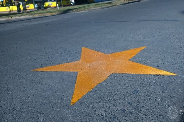 Se pintó la segunda estrella amarilla