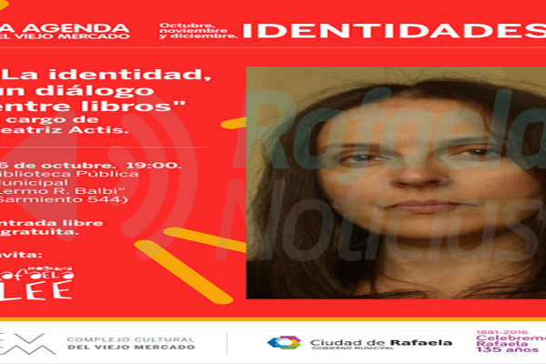 Charla de Beatriz Actis: “La identidad, un diálogo entre libros”