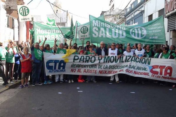 Jornada de Lucha Nacional: multitudinaria movilización y paro contundente de ATE