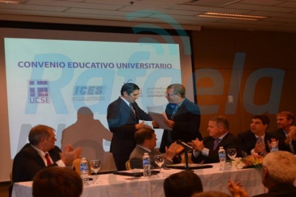 ICES y UCSE firmaron un Convenio Educativo Universitario en Sunchales