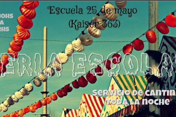 Feria anual de la Escuela 25 de Mayo