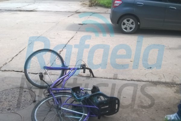 Accidente de tránsito en barrio Güemes