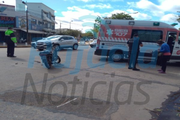 Dos accidentes de tránsito en Bv. Santa Fe