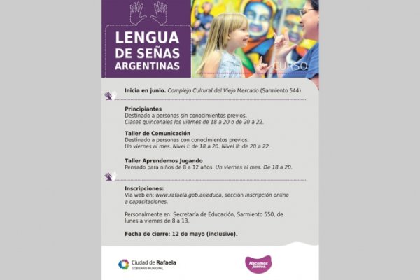 Cuarta edición del Curso de Lengua de Señas Argentinas