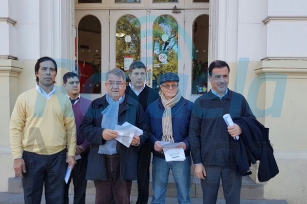 Manifestación de La Bancaria frente al banco HSBC