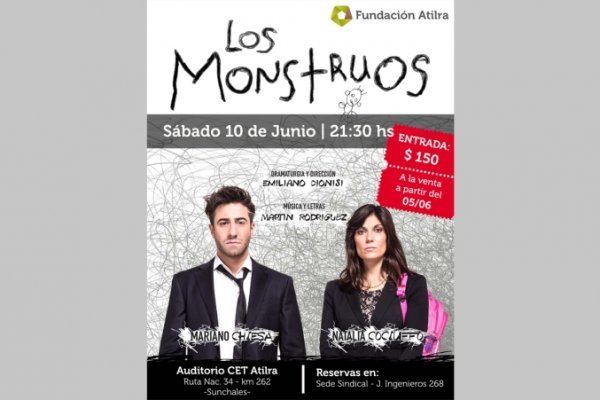 Fundación Atilra presenta: “Los Monstruos”