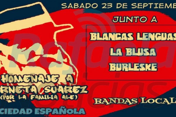 La banda local Burleske se presentará este sábado en recital conjunto