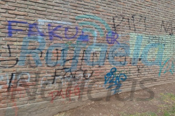 Vandalismo en el Jardín Aurora Borda Fredes