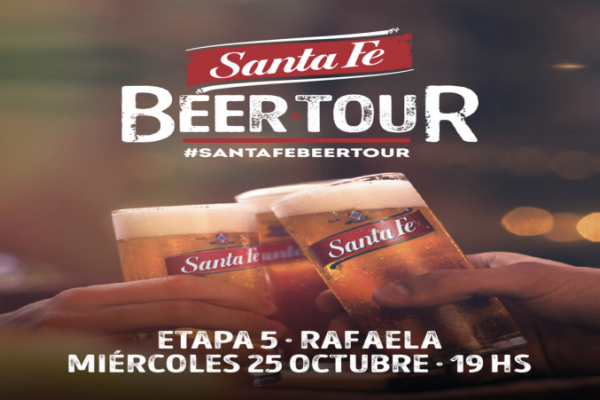 Cerveza Santa Fe se prepara para sorprender a Rafaela en una nueva escala de su #SantaFeBeerTour