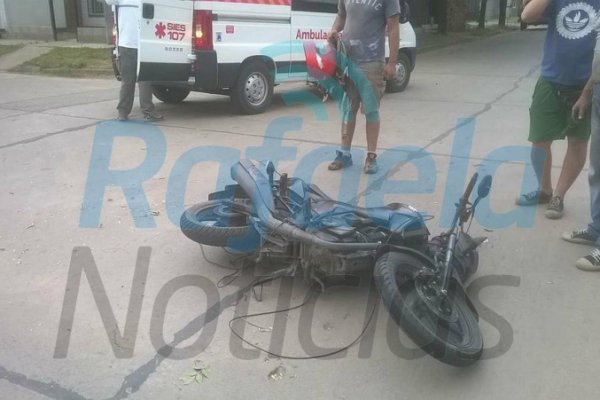 Motociclistas lesionados en dos accidentes