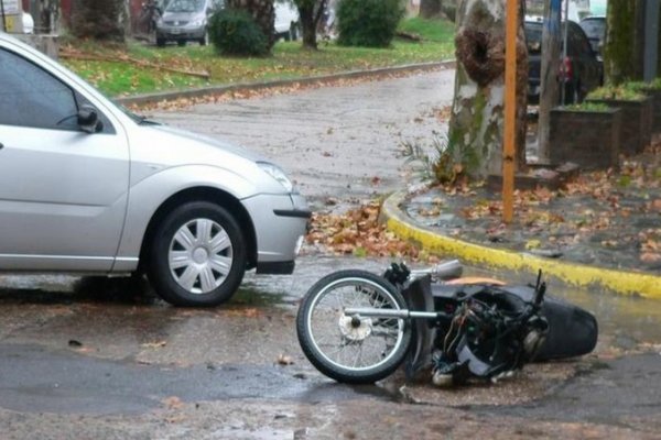 Cuatro accidentes de tránsito