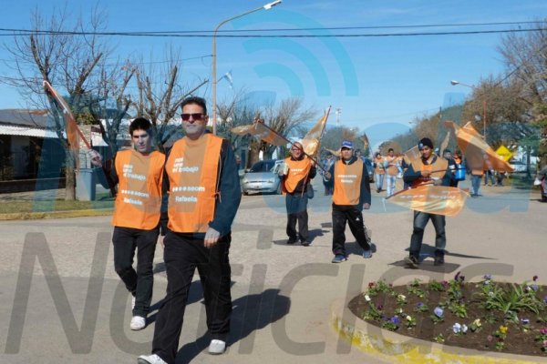 Municipales se movilizan al Congreso de la Nación