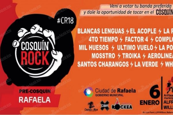 Pre Cosquín Rock en Rafaela