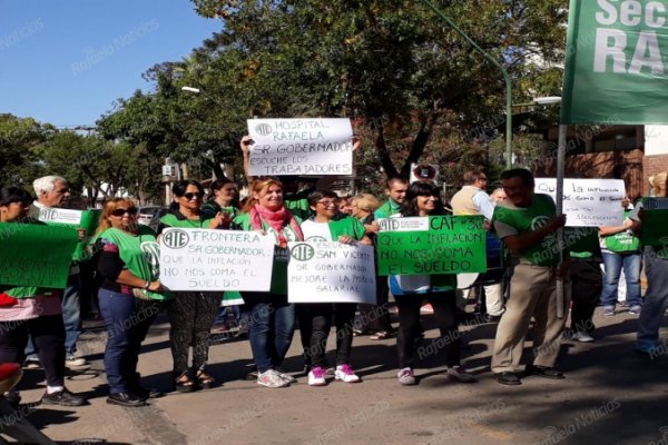 Manifestación por la mejora salarial