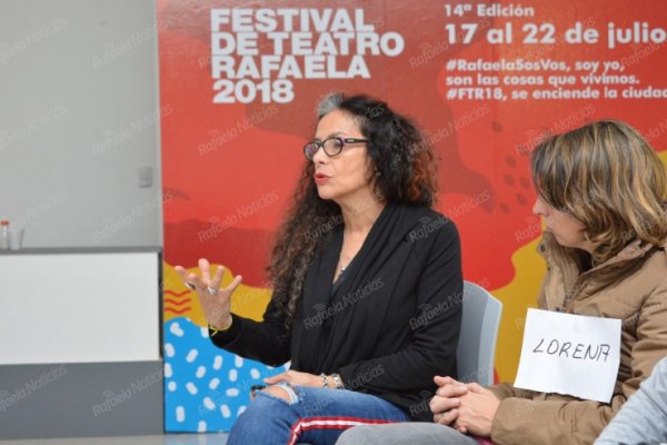 Mariela Gotuzzo Lampariello y su workshop en el Festival de Teatro de Rafaela