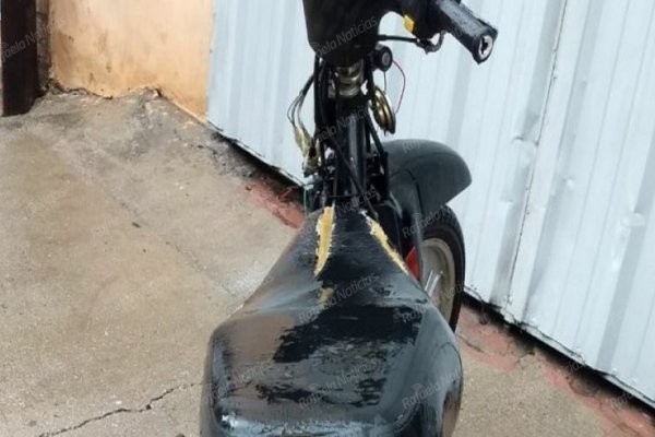 Encontraron una moto robada