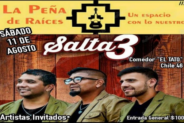 La Peña de Raíces recibe a Salta 3