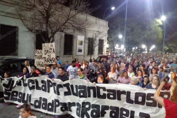 Marcha pidiendo justicia y seguridad en Rafaela