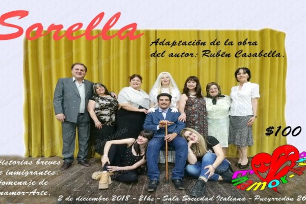 Estrenan la obra teatral “Sorella”