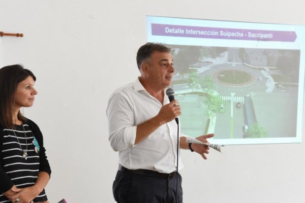 Castellano presentó el proyecto de refuncionalización de avenida Luis Fanti